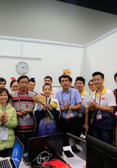 SEA Games 29: Giành HCV đầu tiên cho TTVN, Thuý Vi xuất hiện ấn tượng tại trường quay của VTV ở Malaysia