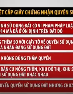 5 trường hợp được xét cấp giấy chứng nhận quyền sử dụng đất từ ngày 3/3