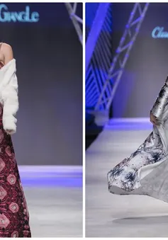 Á hậu Huyền My, siêu mẫu Võ Hoàng Yến đọ vẻ kiêu kỳ trên sàn catwalk