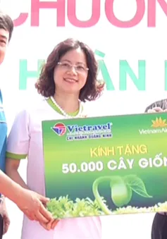 Trồng 50.000 cây keo gai cải tạo môi trường ở Quảng Ninh