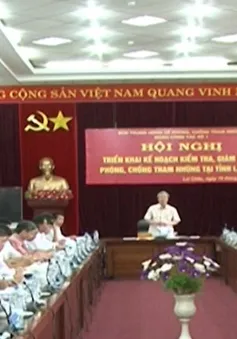 Kiểm tra phòng, chống tham nhũng tại Lai Châu