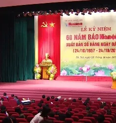 Báo Hà Nội mới kỷ niệm 60 năm ra số đầu tiên