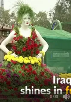 Rực rỡ lễ hội hoa quốc tế ở Iraq