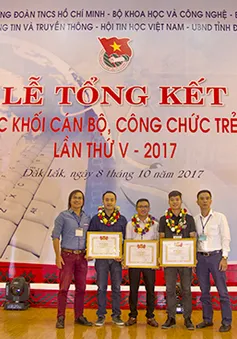 VTV đoạt giải Ba tại Hội thi Tin học khối cán bộ, công chức trẻ toàn quốc 2017