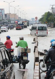 Mưa lớn gây ngập Quốc lộ 51, Đồng Nai