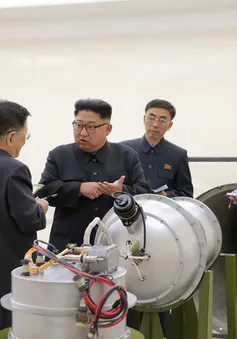 Triều Tiên tuyên bố sản xuất đầu đạn tên lửa gắn bom H