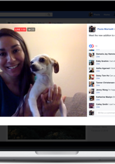 Facebook cho phép live stream từ máy tính