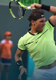 Miami mở rộng 2017: Nadal thắng nhọc trong trận đấu thứ 1000