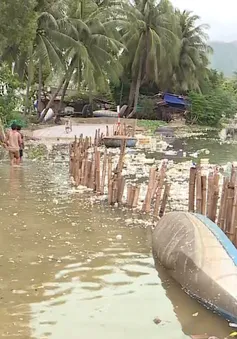 Nguy cơ sạt lở khu dân cư ven sông Ngâm ở Khánh Hòa