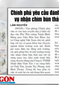 Nhìn lại vụ nhận chìm 1 triệu m3 vật chất xuống biển Bình Thuận