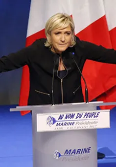 Ứng viên Tổng thống Pháp Marine Le Pen hủy cuộc gặp lãnh đạo Hồi giáo