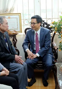 Phó Thủ tướng Vũ Đức Đam chúc Tết văn nghệ sĩ, nhà khoa học