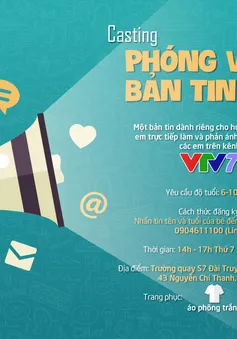 Thử sức làm phóng viên nhí của VTV7