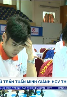 Giải vô địch cờ vua VĐQG 2017: Kỳ thủ Trần Tuấn Minh giành HCV thứ 2