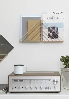 Gạt bỏ những chiếc giá cồng kềnh trong không gian nhà bạn