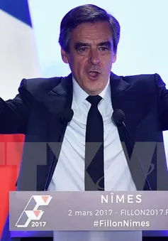 Uy tín của ứng cử viên Tổng thống Pháp Francois Fillon sụt giảm mạnh