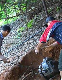 Kon Tum: Phát hiện bãi vàng trái phép tại vườn quốc gia Chư Mom Ray