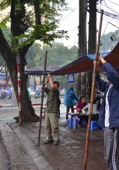 Ngày mai (10/3), Hà Nội đồng loạt ra quân giành lại vỉa hè cho người đi bộ