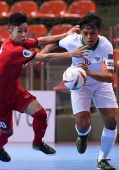 U20 futsal Việt Nam để hoà 1-1 trước U20 futsal Indonesia