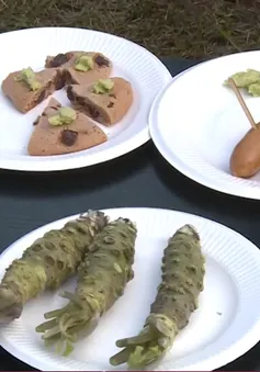 Ý tưởng mới cho món wasabi Nhật Bản
