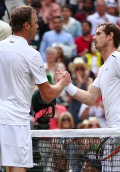 Tứ kết Wimbledon 2017: Sam Querrey biến Andy Murray thành cựu vương