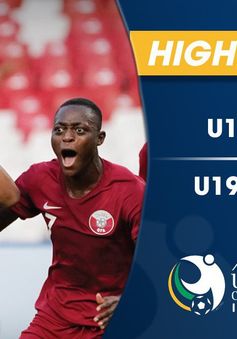 VIDEO Tổng hợp trận đấu U19 Qatar 7-3 U19 Thái Lan (Tứ kết U19 châu Á 2018)