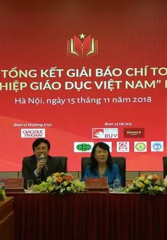 43 tác phẩm đạt Giải Báo chí toàn quốc “Vì sự nghiệp Giáo dục Việt Nam” năm 2018