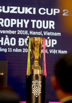 Đông đảo khán giả Hà Nội tận mắt chiêm ngưỡng cúp vàng AFF Cup