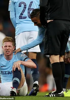 Man City lại nín thở, cầu chúc cho De Bruyne