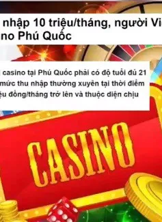 Thí điểm cho người Việt được chơi casino: "Cú nhảy" đầu tiên của casino