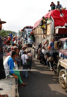 Người di cư El Salvador tìm cách tiến đến Mỹ