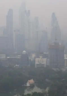 Bangkok, Thái Lan phun nước chống ô nhiễm không khí