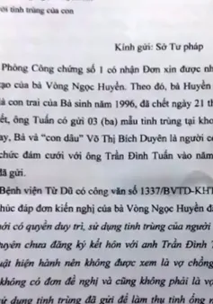 Đề nghị xem xét quyền thừa kế tinh trùng của người đã chết