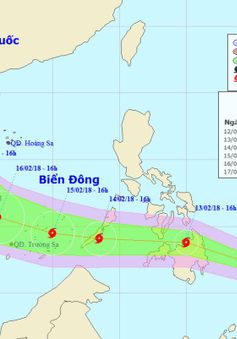 Bão Sanba khả năng sẽ đi vào Biển Đông ngày 30 Tết