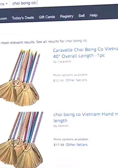 Chổi chít Việt Nam xuất hiện trên Amazon