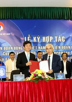 Liên đoàn Bóng đá Việt Nam (VFF) và Liên đoàn Bóng đá Hàn Quốc (KFA) ký kết thoả thuận hợp tác