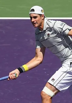 John Isner thẳng tiến bán kết Miami mở rộng 2018