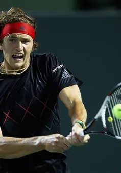 Miami mở rộng 2018: Vượt qua Pablo Carreno, Alexander Zverev giành quyền vào chung kết