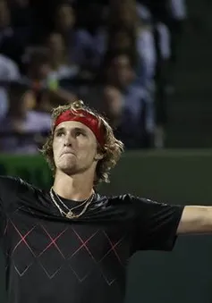 Miami mở rộng 2018: Alexander Zverev hẹn John Isner tại chung kết