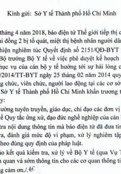 Bộ Y tế yêu cầu làm rõ phản ánh nhân viên y tế "quát, miệt thị bệnh nhân người dân tộc" tại TP.HCM