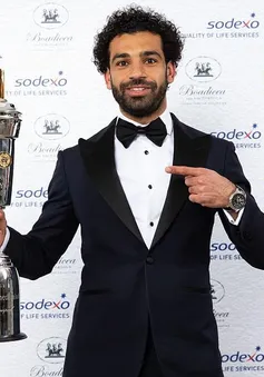 Mohamed Salah đạt danh hiệu Cầu thủ xuất sắc nhất mùa giải Ngoại hạng Anh