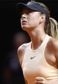 Maria Sharapova dừng bước ngay tại vòng 1 Stuttgart Mở rộng 2018