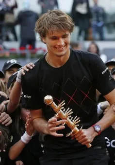 Madrid mở rộng 2018: Zverev đăng quang ngôi vô địch