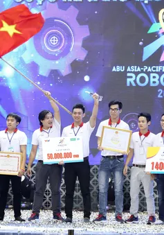 “Rồng bay” chỉ trong 22 giây, LH - ATM vô địch Robocon Việt Nam 2018