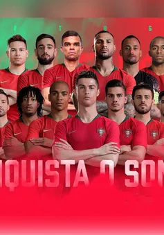 Công bố danh sách ĐT Bồ Đào Nha dự World Cup: Bộ khung vô địch châu Âu