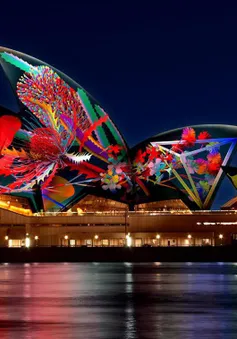 Lung linh lễ hội ánh sáng Vivid Sydney 2018