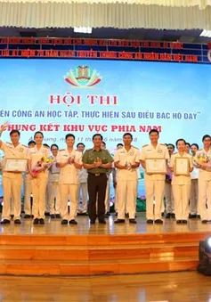 Hội thi Thanh niên Công an học tập, thực hiện 6 điều Bác Hồ dạy chung kết phía Nam