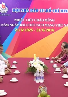 Đồng chí Võ Văn Thưởng thăm, chúc mừng Hội Nhà báo TP.HCM