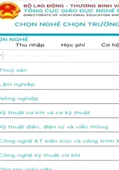 Bộ LĐTB&XH ra mắt ứng dụng chọn nghề, chọn trường trên thiết bị di động