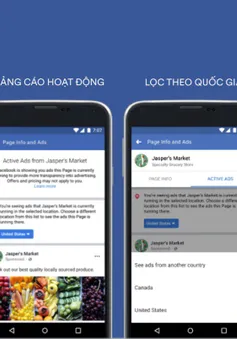 Facebook tăng cường tính minh bạch cho quảng cáo và các trang